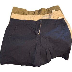 Nautica Shorts 12 (Navy, Beige, Army Green) Bundle